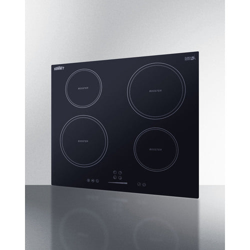 Summit 24" Wide 208-240V 4-Zone Induction Cooktop SINC4B241B