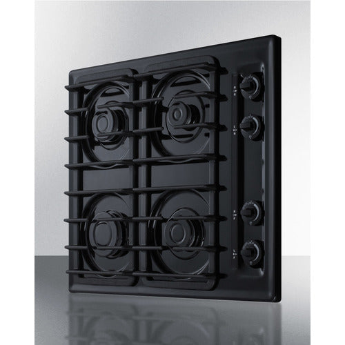 Summit 24" Wide 4-Burner Gas Cooktop TTL033S