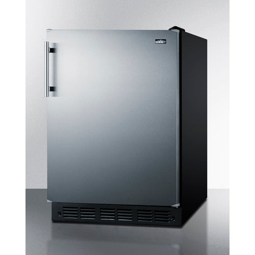 Summit 24" Wide All-Refrigerator, ADA Compliant FF708BL7SSADA