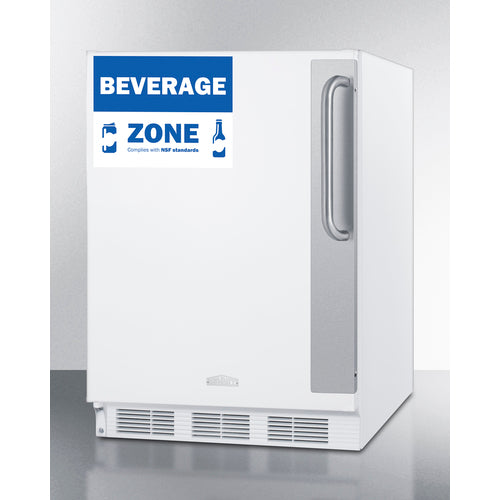 Summit 24" Wide All-Refrigerator, ADA Height FF6W7BZADALHD