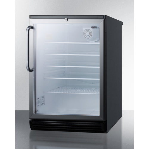 Summit 24" Wide Beverage Center SCR600BGLTB