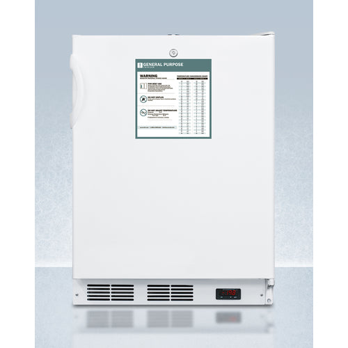 Summit 24" Wide Built-In All-Freezer, ADA Compliant VT65MLBIADAGP