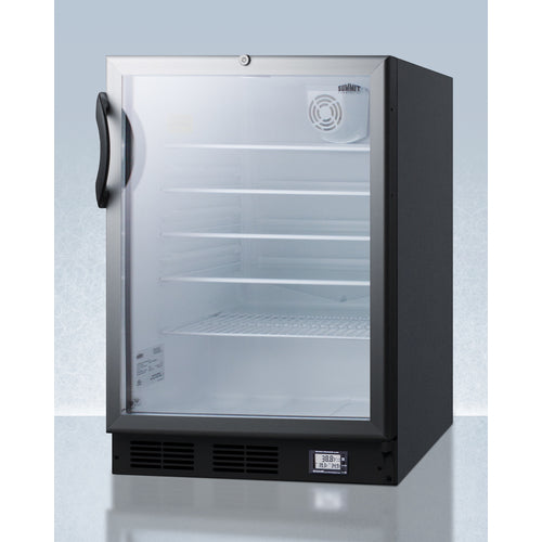 Summit 24" Wide Built-In All-Refrigerator, ADA Compliant SCR600BGLBINZADA