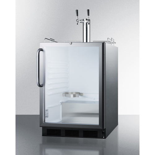 Summit 24" Wide Built-In Beer Dispenser, ADA Compliant SBC56GBICSSADA