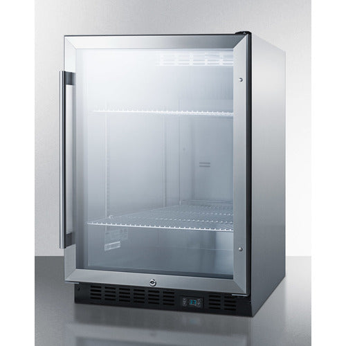 Summit 24" Wide Built-In Beverage Center SCR610BLCSS