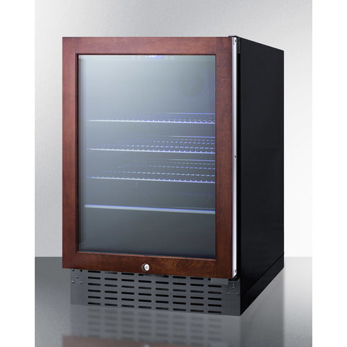 Summit 24" Wide Built-In Beverage Cooler SCR2466BPNR