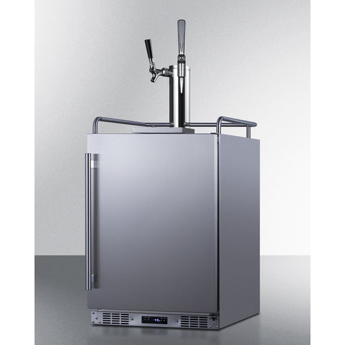 Summit 24" Wide Built-In Cold Brew/Nitro Coffee Kegerator SBC682CMTWIN
