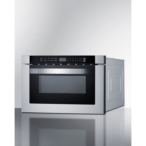 Summit 24" Wide Built-In Drawer Microwave MDR245SS
