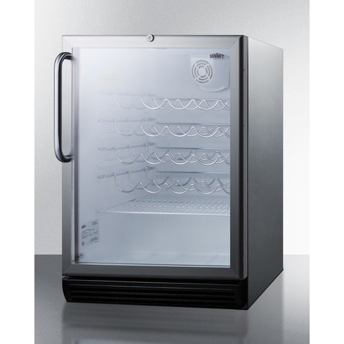 Summit 24" Wide Built-In Wine Cellar, ADA Compliant SWC6GBLCSSADA