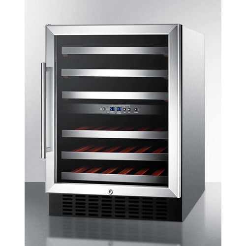Summit 24" Wide Built-In Wine Cellar SWC530BLBISTCSS