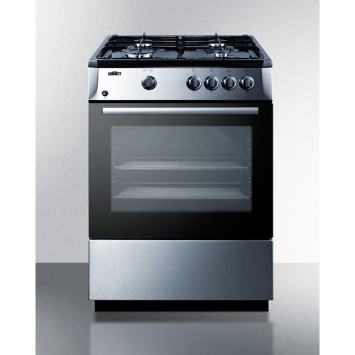 Summit 24" Wide Gas Range PRO24G