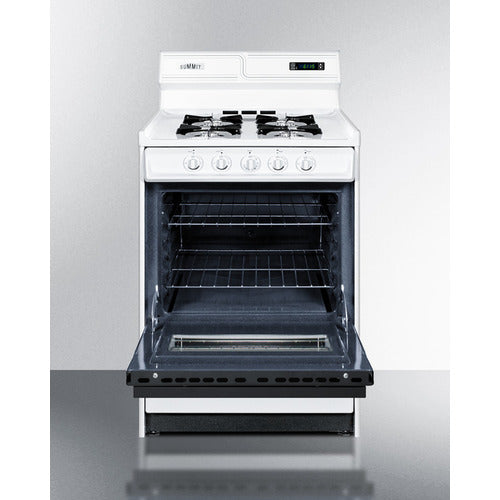 Summit 24" Wide Gas Range WNM6307DK