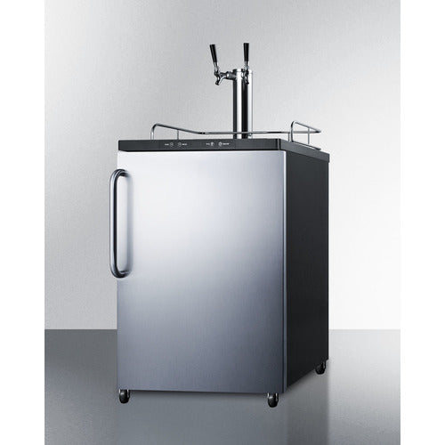 Summit 24" Wide Kegerator SBC635MSSTBTWIN