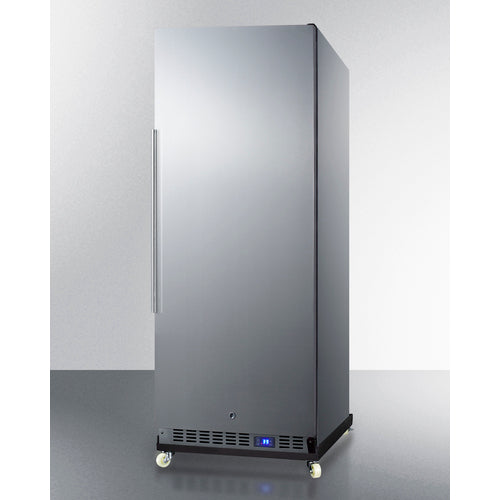 Summit 24" Wide Mini Reach-In All-Refrigerator with Dolly FFAR121SSRI