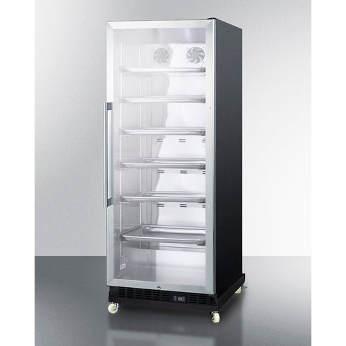 Summit 24" Wide Mini Reach-In Beverage Center with Dolly SCR1156RI