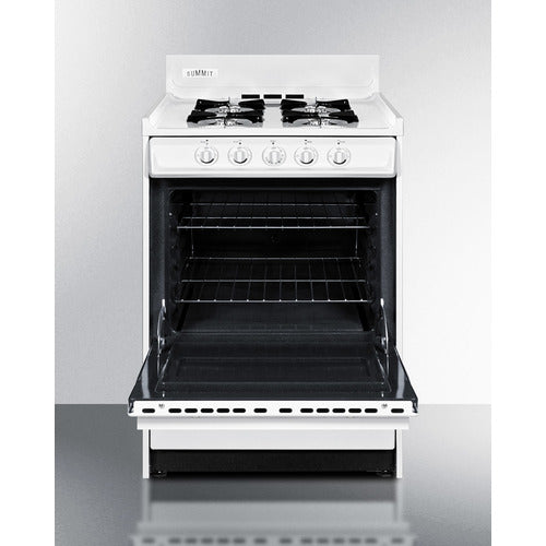 Summit 24" Wide Propane Gas Range, Battery Start WLM610P