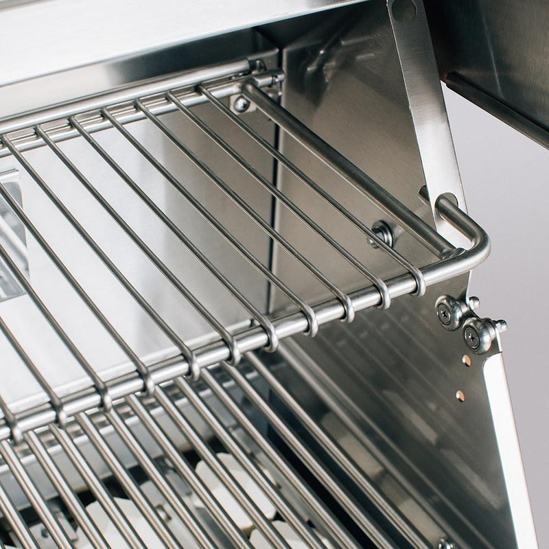 American Made Grills Estate 36-Inch Built-In Gas or Propane Grill with Infrared Searing Burner and Rotisserie Kit AMG-EST36