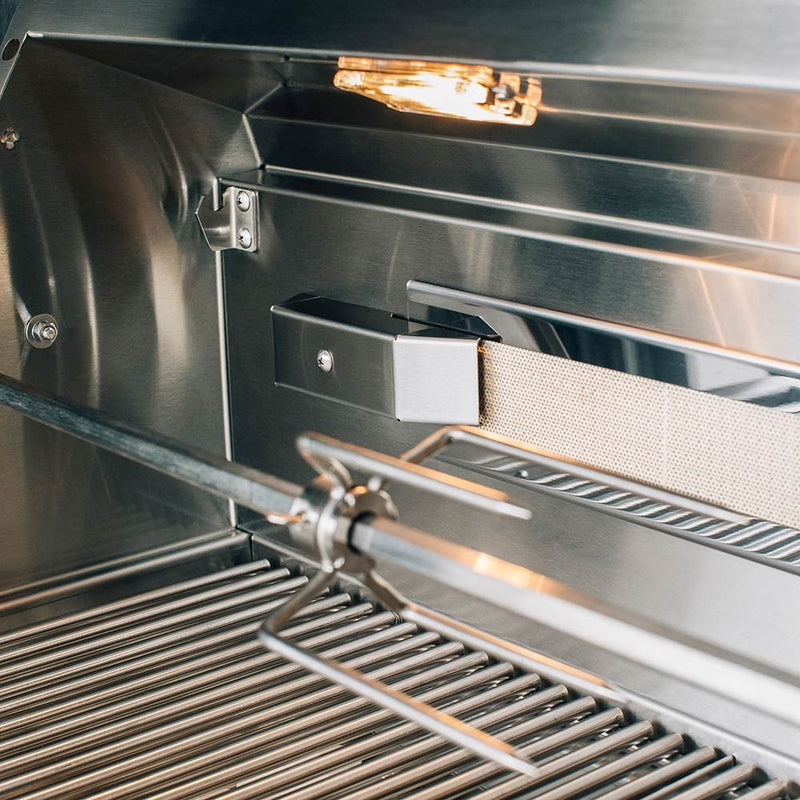 American Made Grills Estate 42-Inch Built-In Gas or Propane Grill with Infrared Searing Burner and Rotisserie Kit AMG-EST42