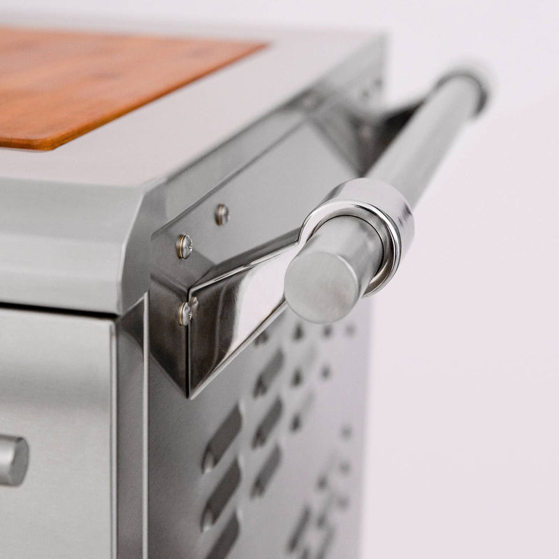 American Made Grills Muscle 36-Inch Freestanding Hybrid Grill with Infrared Searing Burner and Rotisserie Kit AMG-MUS36