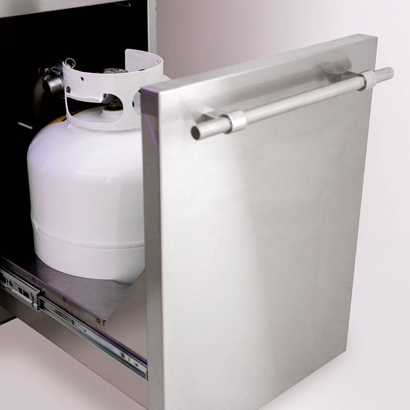 American Made Grills Muscle 54-Inch Freestanding Hybrid Grill with Infrared Searing Burner and Rotisserie Kit AMG-MUS54