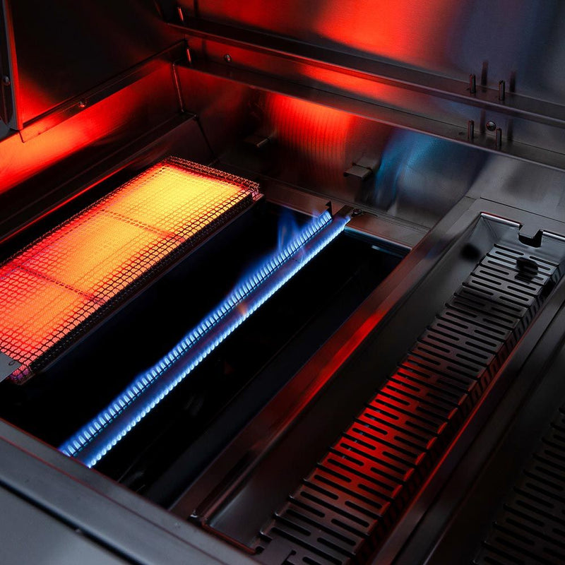 American Made Grills Muscle 54-Inch Built-In Hybrid Grill with Infrared Searing Burner and Rotisserie Kit AMG-MUS54