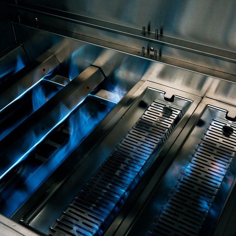 American Made Grills Muscle 54-Inch Built-In Hybrid Grill with Infrared Searing Burner and Rotisserie Kit AMG-MUS54