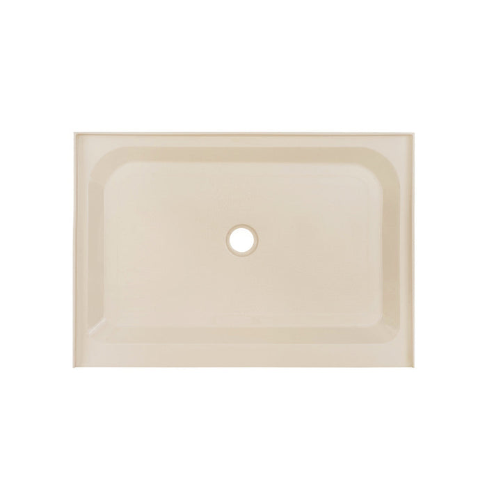 Swiss Madison Voltaire 48" x 36" Single-Threshold, Center Drain, Shower Base in Bisque - SM-SB510V