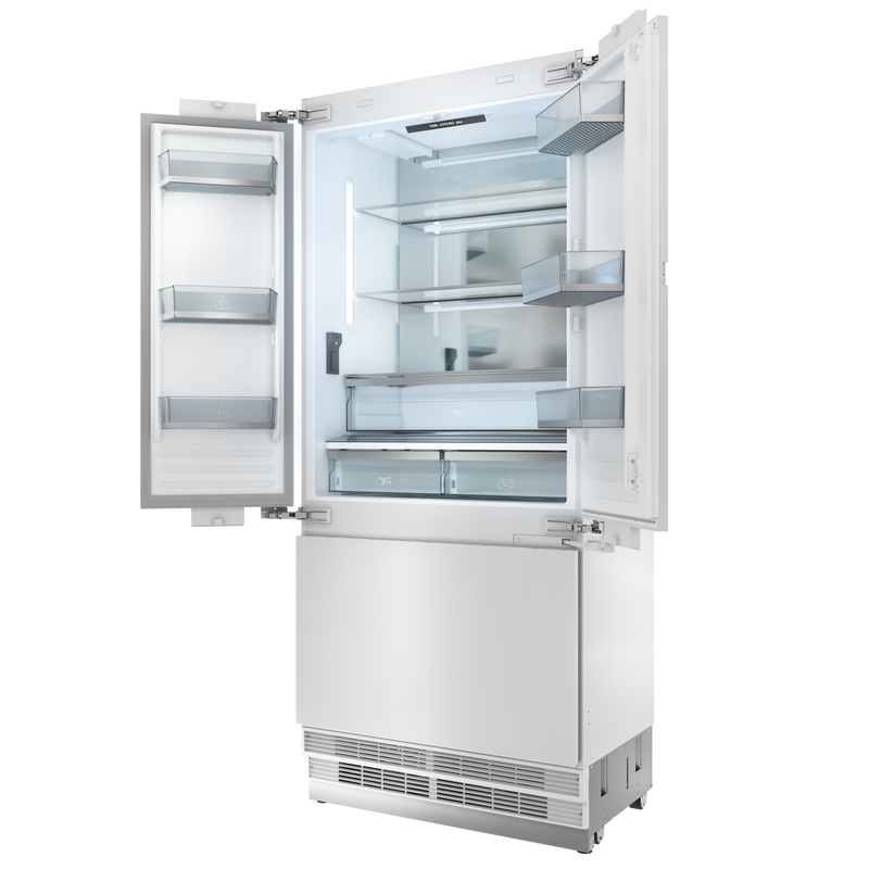 THOR Kitchen - 36-inch French Door Built-In Stainless-Steel Panel-Ready Refrigerator - XRF3619BFP-SS - IMG4