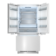 THOR Kitchen - 36-inch French Door Built-In Stainless-Steel Panel-Ready Refrigerator - XRF3619BFP-SS - IMG3