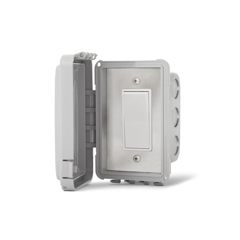 Infratech - Single On/Off Wall Plate Switch And Gang Box 14-4400 (Single - In-Wall) - 14 4400