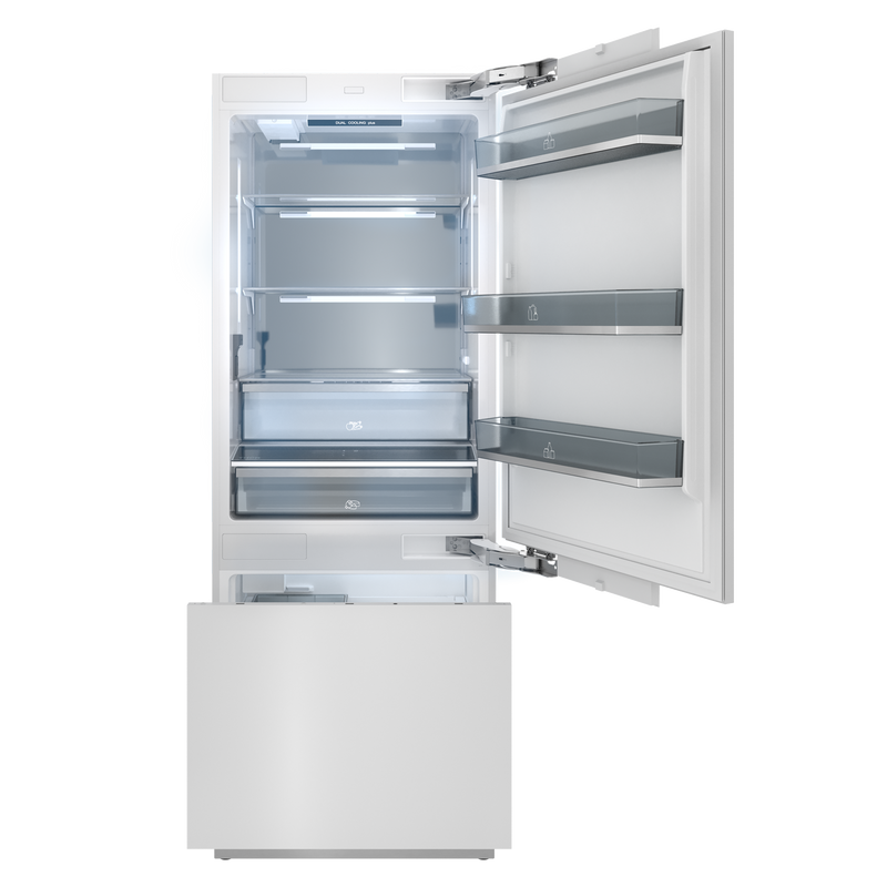 THOR Kitchen - 30-inch Built-In Stainless-Steel Panel-Ready Bottom Mount Refrigerator - XRF3016BBP-SS - IMG7