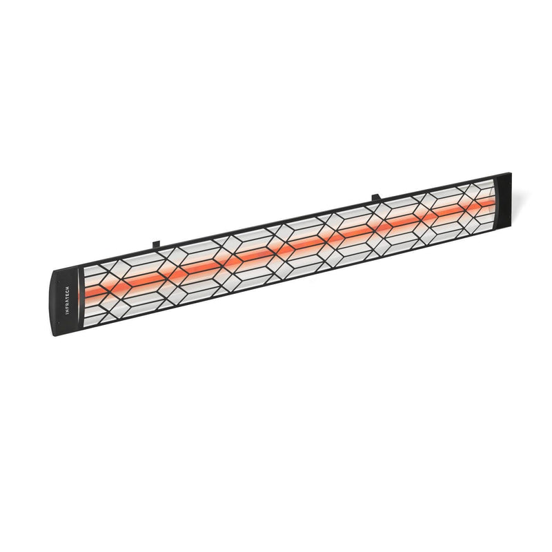 Infratech - 61 1/4-Inch Motif Collection 3000W Single Element 240V Electric Infrared Patio Heater W/ Craftsman Fascia (Craftsman Motif / Stainless Steel / 3000W / 240V) - C3024SS2
