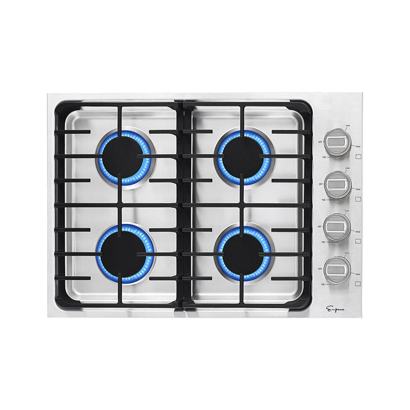 Empava 30 in. Built-in Stainless Steel Gas Cooktop EMPV-30GC33