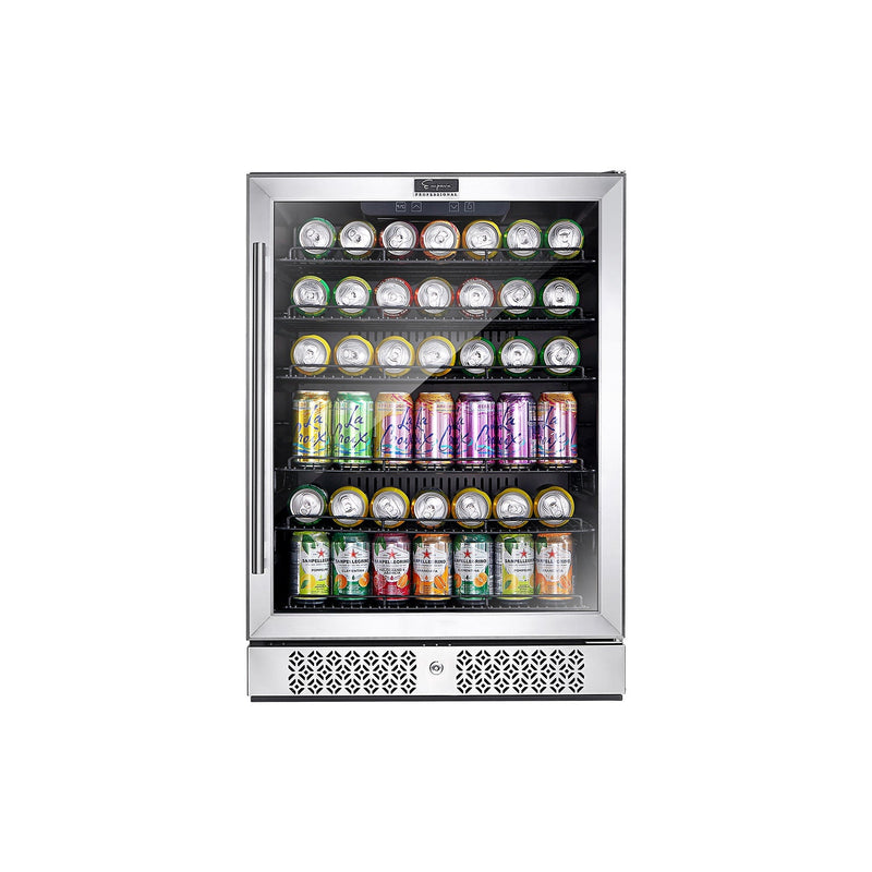 Empava 24 Inch Freestanding & Under Counter Beverage Fridge EMPV-BR02S