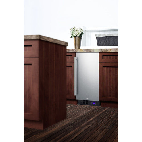 Summit 15" Built-In All-Freezer SCFF1533BCSS