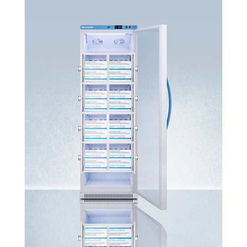 Summit 15 Cu.Ft. Upright Vaccine Refrigerator with Interior Lockers ARG15PVLOCKER