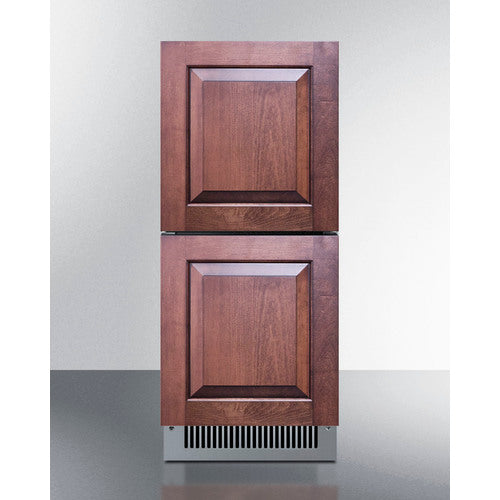 Summit 15" Wide 2-Drawer All-Refrigerator, ADA Compliant (Panels Not Included) ADRD15PNR