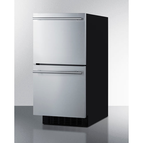Summit 15" Wide 2-Drawer All-Refrigerator, ADA Compliant (Panels Not Included) ASDR1524PNR