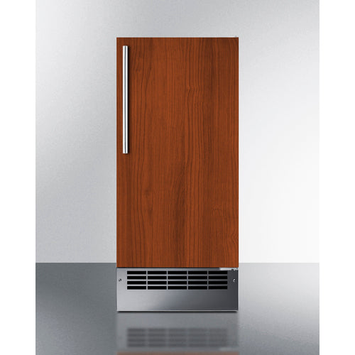 Summit 15" Wide 25 lb. Drain-Free Icemaker (Panel Not Included) BIM26H34IF