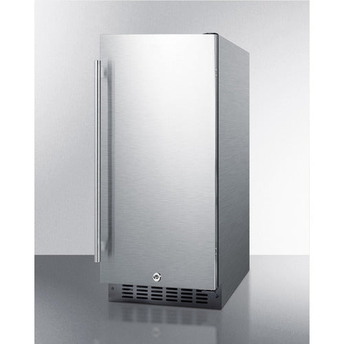 Summit 15" Wide Built-In All-Refrigerator FF1532BCSS
