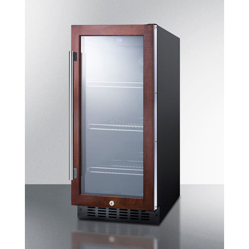 Summit 15" Wide Built-In Beverage Center (Panel Not Included) SCR1536BGPNR