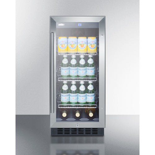 Summit 15" Wide Built-In Beverage Center SCR1536BG