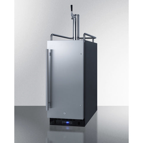 Summit 15" Wide Built-In Cold Brew Coffee Kegerator SBC15CF