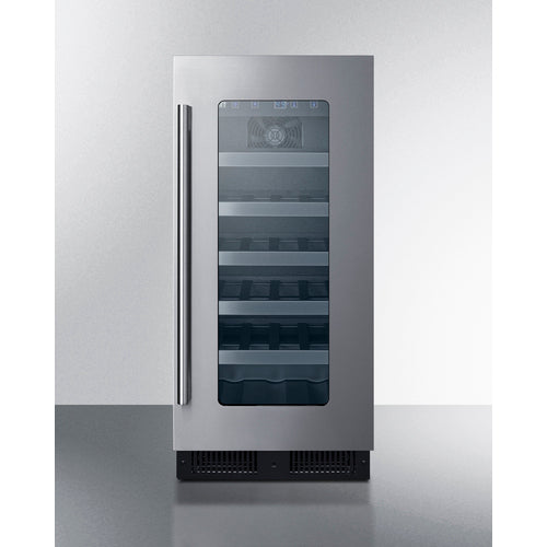 Summit 15" Wide Built-In Wine Cellar, ADA Compliant ALWC15CSS