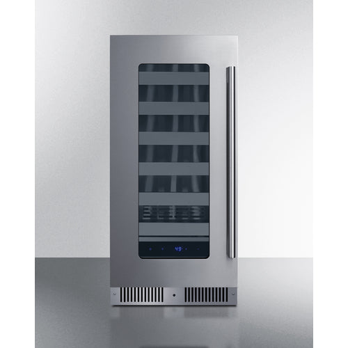 Summit 15" Wide Built-In Wine Cellar SDHW1532LHD