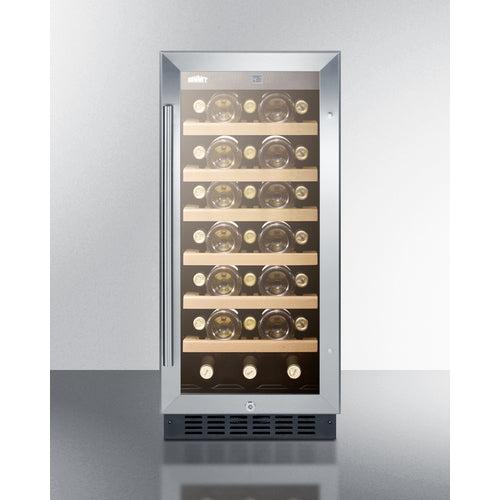 Summit 15" Wide Built-In Wine Cellar SWC1535BCSS