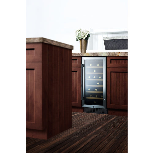 Summit 15" Wide Built-In Wine Cellar SWC1535BCSS