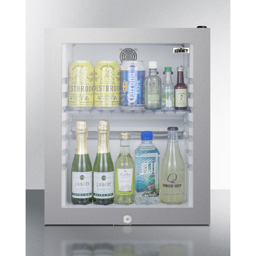 Summit 16" Wide Compact Minibar MB13GLSS