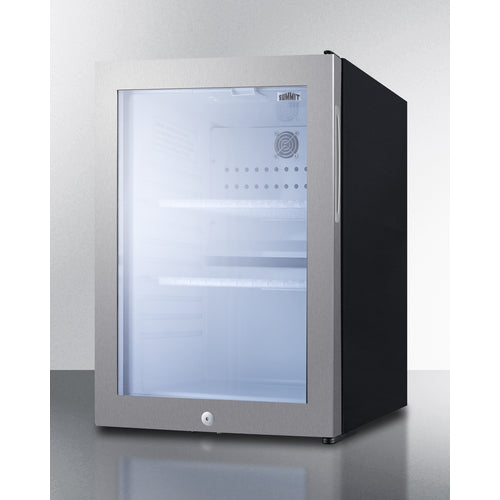 Summit 16" Wide Compact Minibar MB27GLSS