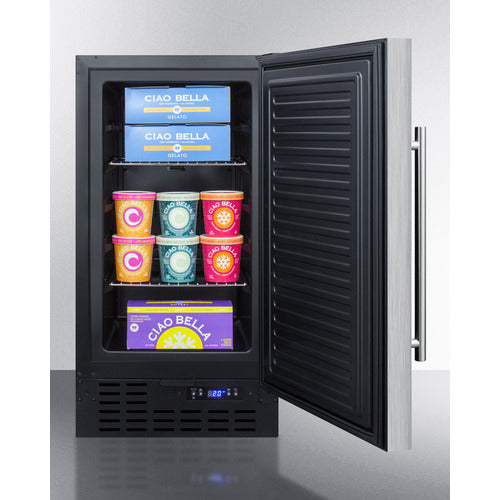 Summit 18" Built-In All-Freezer SCFF1842SS